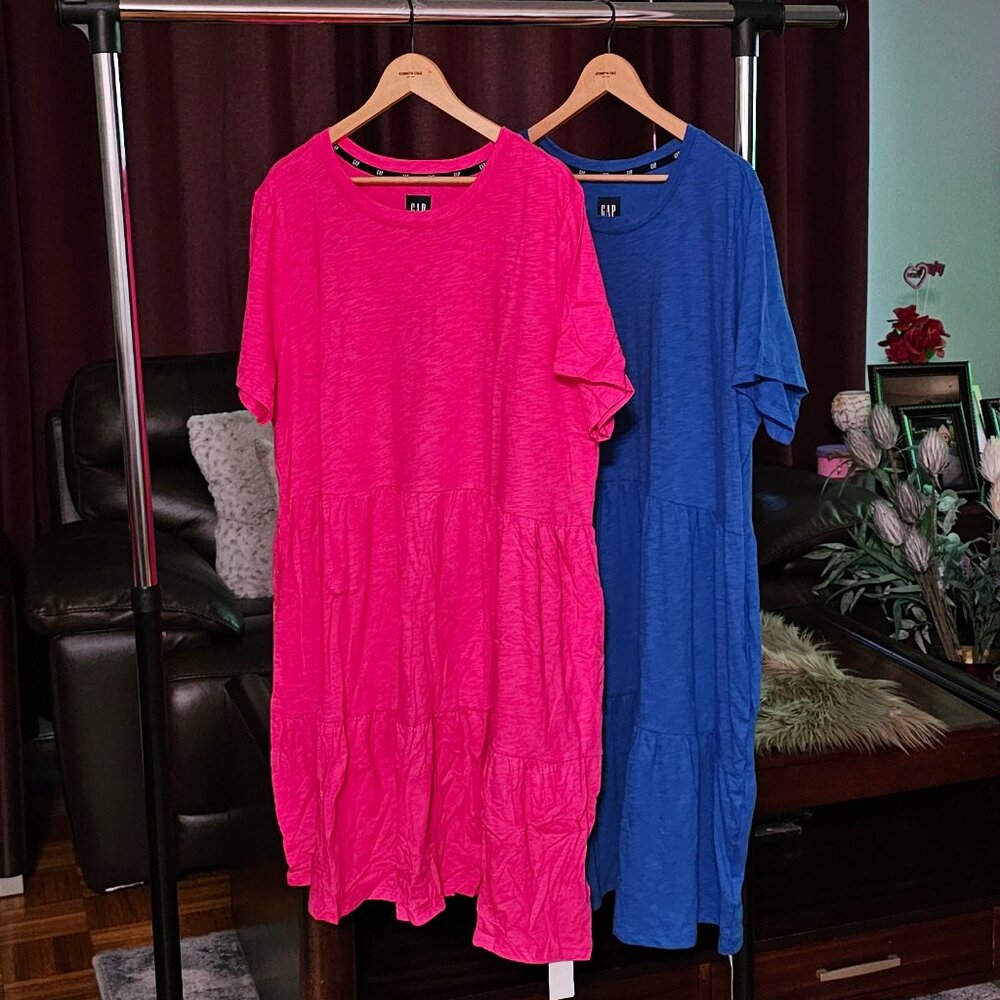 GAP Short Sleeve Tiered Dress